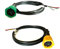 MelTruck® 2x Bajonettstecker 5 polig Verbinder Kabel 1m für Anhänger Rückleuchten Stecker