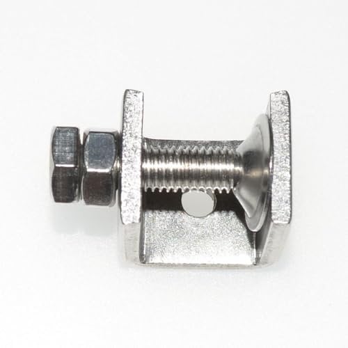 4PCS 304 Stainless Steel C Clamps Wide Jaw Opening Tiger Clamp With External Hex Bolts(ExHex 20mm(4PCS))