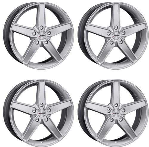 4x AUTEC Felgen Alufelgen DELANO 8.0x19 ET45 5x112 Hyper Silber kompatibel mit BMW 2er X1 iX1 X2 1