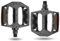Kiuiom Fahrradpedale, Aluminiumlegierung, MTB, E-Bike, Trekkingrad, Anti-Rutsch, Reflektoren