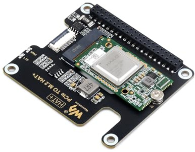 Waveshare Hailo-8 M.2 AI Accelerator Module with PCIe to M.2 Adapter Board for Raspberry Pi 5, Based On The 26TOPS Hailo-8 AI Processor, Compatible with Linux/Windows Systems