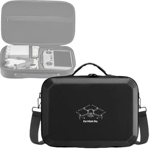 YUEMING Mini 4 RC Case, Portable Waterproof Storage Bag Compatible for DJI Mini 4 Pro RC Controller and Accessories
