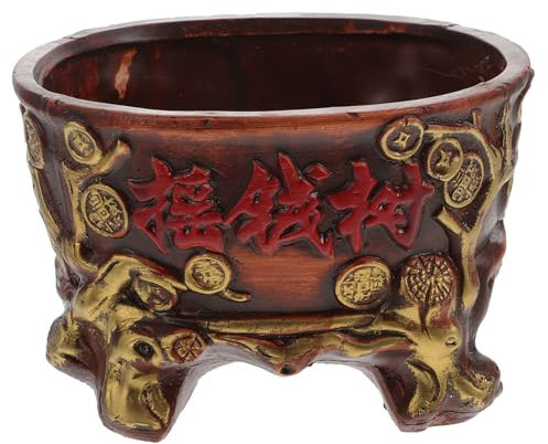 KONTONTY 1stück Retro Blumentopf Vintage- Für Sukkulenten Und Kleine Pflanzen Für Balkon Garten Und Innendekoration Langlebig Und Stilvoll