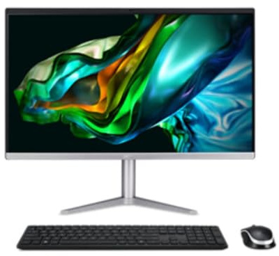acer Aspire C24-1300 AIO | 23.8 1366x768 HD | Ryzen 5-7520U - 512GB SSD Hard Drive - 8GB RAM - AMD Radeon 610M | 4 cores @ 4.3 GHz - 4GB GDDR6 Win 11 Home Black