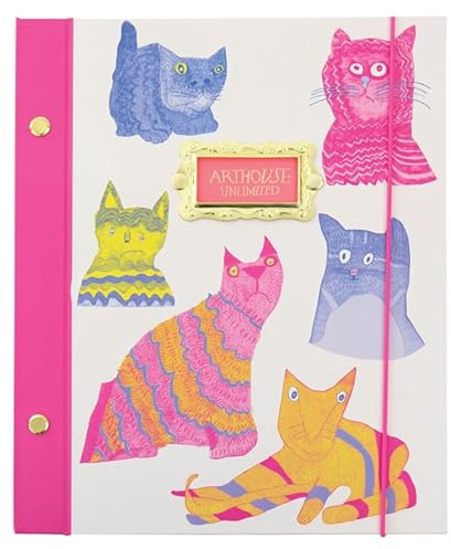 Portico Designs Ltd Arthouse Unlimited B5 Hardback Journal Miaow for Now 20cm x 25cm 200 Pages