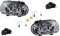 Johns, Scheinwerfer Night Breaker passend für VW Golf IV Set Li Re