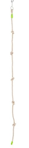 TP Toys Corde à Nœuds Enfant – Corde Chanvre Vraie – Hauteur Ajustable 190-250 cm – Parties Métalliques Acier Galvanisé – Dès 3 Ans – Poids Supporté 50 kg