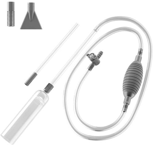 Sobule à remous Siphon de 118 Pouces Vide Spa Manuel avec Aspiration, Filtre et buse supplémentaire, Outil de Retrait des débris faciles pour Le Bain Boue Sable Spa