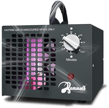 Mammoth 10,000mg Ozone Generator, Ozone Air Purifier for Odors in Home, Car, and Large Rooms | Professional and Personal Air Deodorizer