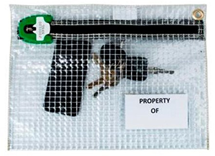 Versapak ASO_PLY 320 x 230 mm Personal Effects Security Bag - Clear