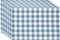 REDBEST Tischset, Platzset, Untersetzer 6er- Pack Landhaus karo Nashville blau Größe 30x45 cm - strapazierstark, langlebig, glattes Gewebe, mit Kuvertsaum (weitere Farben)