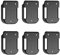 6 x Wall Mount for All Makita & Bosch Batteries of the LXT Series 18 V and 14.4 V BL1815 BL1830 BL1840 BL1850 BL1860 Battery Holder Makita Wall Mount