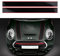 2PCS Motorhaubenaufkleber Rennstreifen – Kompatibel mit Mini Cooper R56 R55 R50 R53 R60 F56 F55 F54 F60– Universelle Autoaufkleber inkl. Tuch & Abstreicher (Rot & Schwarz)