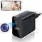 Igzyz Caméra Espion WiFi USB Chargeur, 1080P Adaptateur Camera Mini Caméra Cachée avec Alarme de Détection de Mouvement, Mini caméra de Surveillance Prise en Charge Android et iOS