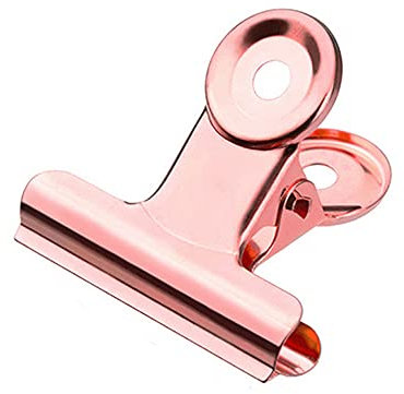 50mm 38mm 31mm 22mm Multicolor Runde Metallklemmpapier Clips Student School Office Supplies,Rose gold -38mm