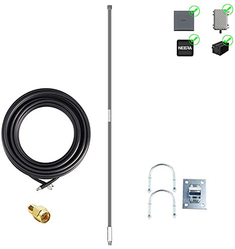 Gainfi RAK HNT Bobcat Helium-Hotspot Miner 868 MHz Antenne 12dBi 220 cm 1 Meter SMA LMR400, RP-SMA Adapter
