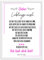 Urhome Kunstdruck Lieblingsmensch mit Bilderrahmen Weiß in DIN A5 - Ich hab dich lieb Wandbild Poster Wanddeko mit Spruch für Wohnung Familie Freunde Geschenk Geburtstag