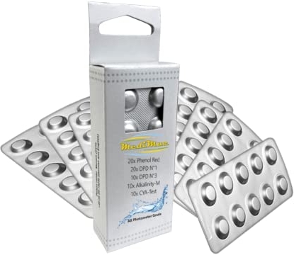 Refill Pack für PoolLAB - auch geeignet für andere Handphotometer - original PoolLAB Reagenzien - Tablettenanzahl (70)