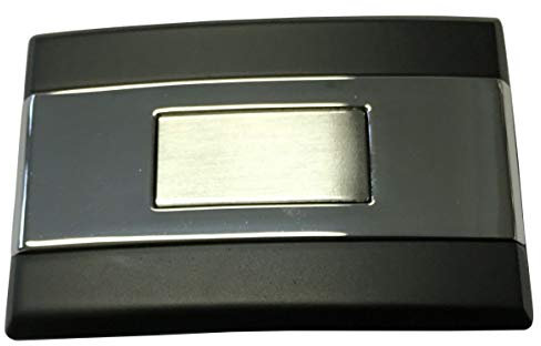 BELTINGER Gürtelschnalle 3,5cm | Buckle Wechselschließe Gürtelschließe 35mm Massiv | Für Wechselgürtel bis zu 3.5cm Breite | Silber