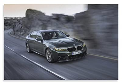 Auto-Poster BMW M5 Cs, Leinwand-Kunst, Poster und Wandkunst, Bilddruck, modernes Familien-Schlafzimmer, Deko-Poster, 30 x 45 cm