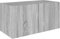 vidaXL Wandschrank Hängeschrank Aufbewahrung Wohnzimmer Bücherschrank Schrank Mehrzweckschrank Lagerschrank Grau Sonoma 80x39x40cm Holzwerkstoff