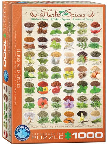 empireposter Kräuter und Gewürze 1000 Teile Puzzle Format 68x48 cm + Puzzle Zubehör
