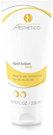 AESTHETICO lipid lotion - Intensiv rückfettende Körperlotion für trockene Haut, auch bei Neurodermitis (2 x 200 ml)