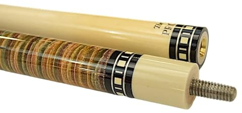 Meucci SB2-RAIN Handgefertigter Billard-Queuestab – Regenbogen-Fleck + Hartschalenkoffer (540 g)