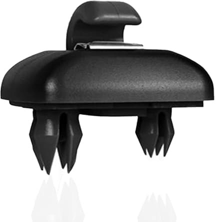 HISports 8U0857562A - Gancio parasole per auto, compatibile con Audi A1 A3 A4 A5 Q3 Q5 (8E0 857 562), colore: Nero