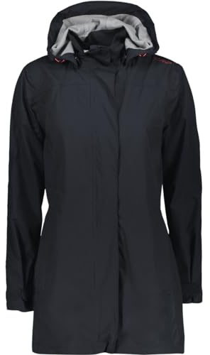 CMP - Damenjacke mit Kapuze und Druckknöpfen, Anthrazit, XXXXL