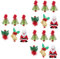 FRCOLOR 18 Stk Weihnachtsbaum Spange Weihnachtsmütze-haarspangen Weihnachtsparty Haare Weihnachtsspangen Süße Haare Süßen Weihnachtsbogen Europäisch Und Amerikanisch Kind