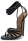 Escarpins à Talons Hauts pour Femmes Escarpins à Lanières D'été Grande Taille Hommes Bout Pointu Ouvert Escarpins Élégants Chaussures à Talons Sandales,Black,46 EU/15 US