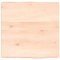 vidaXL Tischplatte, Holzplatte für Tisch Esstisch Couchtisch, Massivholzplatte Handgefertigt mit Baumkante, Ersatztischplatte, 40x40x(2-4) cm Massivholz Unbehandelt