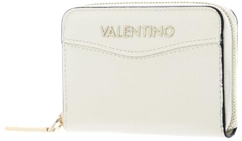 VALENTINO Cinnamon Re Zip Around Wallet Cream White