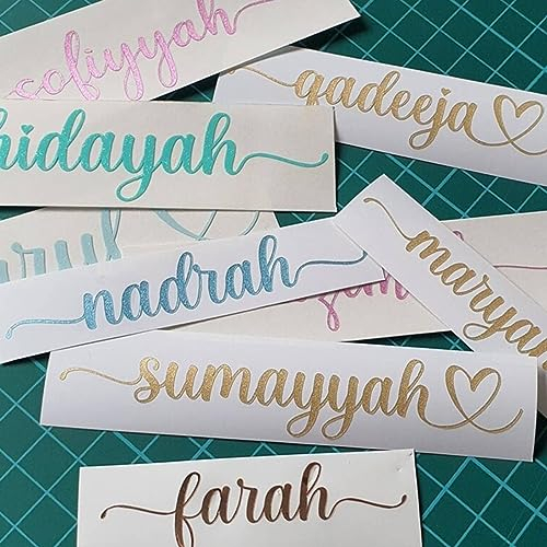 Etiquetas de vinilo con nombre personalizables, para botellas de agua, decoración de boda, copas de vino, nombres de dama de honor, calcomanías personalizadas, globos, colgador de boda, fiambreras,