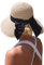 Comhats Ladies Sun Hats for Women Straw Beach Summer Hats Packable UPF 50 UV Protection Sunhat Wide Brim Hats Ponytail Travel Holiday 89015_Beige X-Large XL