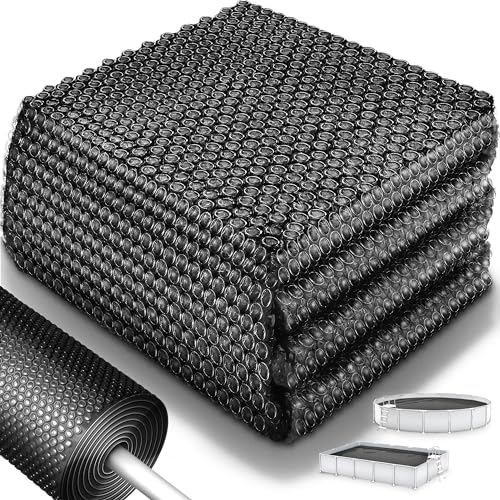 tillvex® Bâche Solaire de Piscine, 400 µm, rectangulaire, 549 x 274 cm, Film Thermique à découper, pour réchauffer l'eau de la Piscine