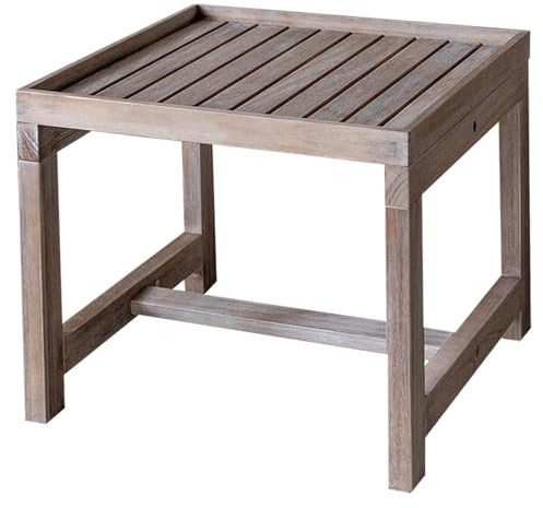 osoltus Outdoor Beistelltisch FSC Akazienholz Soho mit Tablett braun 50x50cm