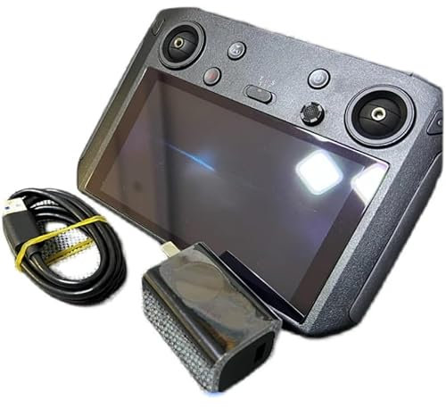 YANHAO [Drohnenteile] Für DJI Mavic 2 Pro/Zoom/Air 2/2S Mini 2/Phantom 4 Pro V2.0 RM500 Smart Controller mit Ladekabeladapter [Einfache Installation]