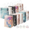 NADSSJL Papiertüten Bunt, 12 Stück Geschenktüten, Papiertüten mit henkel, Candy Tüten zum Verpacken von Kindergeburtstag, Party, Geschenken, Hochzeiten, Feiern