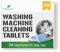 Luluglitter Washing Machine Cleaner Tablets Descaler 24 Pack Deep Cleaning Tablets for Front Loader And Top Load Wash Laundry Machine Cleaner, Effective Machine Maintenance and Odor Removal