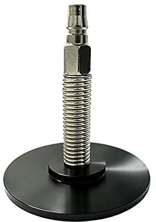Guihydur Suction Cup Spring Adapter Metal Suction Cup Adapter Suction Machine for Machine Vac-U-Lock with Quick Air Connector Device Attachment
