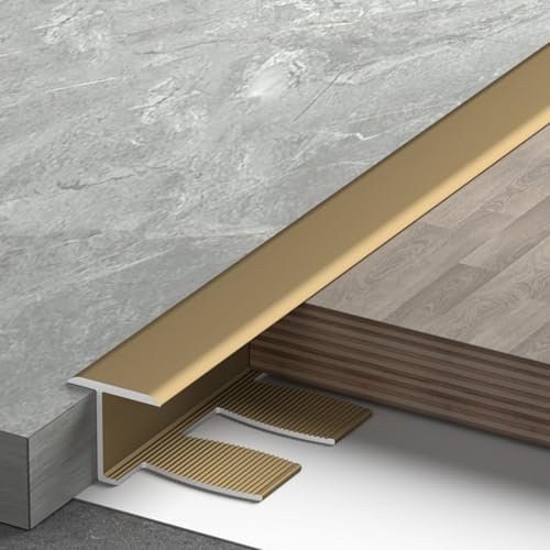 Aluminium T-Bar, Türstreifen, Fliesenteppichstreifen 3 Stück 90 Cm Schwellenabdeckstreifen, Holzbodenfliesenfugenstreifen For Flachfugenabdeckung(C,10-12MM)