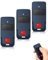 433 MHz Fernbedienung Handsender für Mitto COOL C2 C4, Mitto 2 | Mitto 4 | Mitto 2A | Mitto 4A, Mitto B RCB 02/04, TRC1, TRC2, TRC3, Rolling-Code, 2 Kanäle Remote Control (3pcs)