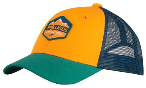 Trollkids Femund Summer Cap Sahara Sunset/Madeire Blue, Gr. 54