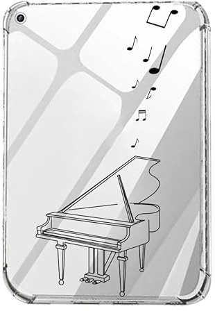 Custodia per musica con pianoforte per iPad 10 Gen 2022 11,9 pollici Cover trasparente custodia trasparente di decima generazione (ipad 10 Gen)