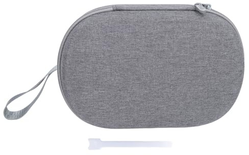 CEMTUKLBP Tragetasche für Vision Pro, tragbare Aufbewahrungstasche für VR-Brillen, schützende Hartschale mit innerer Netztasche, stoßfestes EVA-Material für VR-Headset-Zubehör