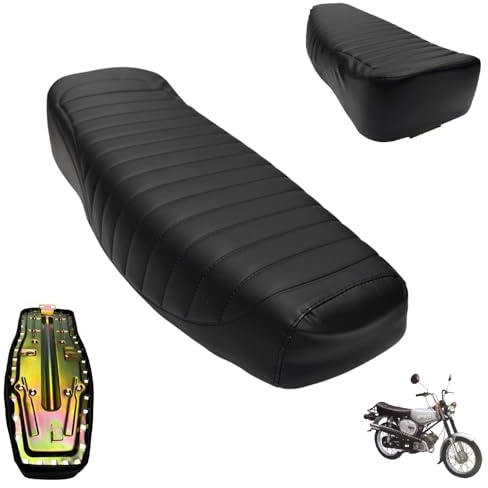 SITZBANK SATTEL MOPED (2-Sitzer) IN SCHWARZ - OBERFLÄCHE STRUKURIERT für SIMSON S50 / S51 / S60 / S70 FAHRZEUGE - STRUKTURIERT