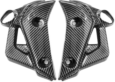 ZXZVRUHMC Accessoires moto - Carénage - Cache-radiateur - Compatible avec YAMAHA MT-07 FZ-07 2021-2024 - Panneau latéral de cadre(Carbon Fiber Look)