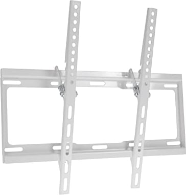 ProperAV Soporte de Pared para TV Blanco Ultra Delgado para 32'' 94.0 cm 101.6 cm 106.7 cm 109.2 cm 116.8 cm 127.0 cm 55'' inclinación 14° VESA MAX 400x400